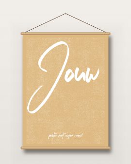 Textielposter – Eigen Woord - Printcandy