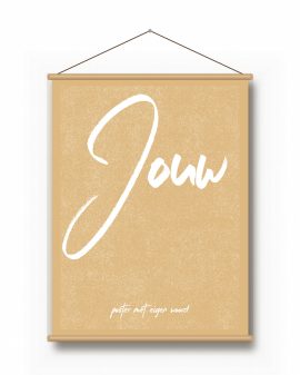 Textielposter – Eigen Woord - Printcandy