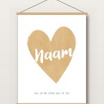 Textielposter – Hart