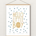 Textielposter – Hello Little Boy