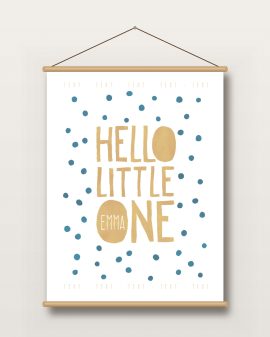Textielposter – Hello Little One - Printcandy
