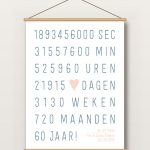 Textielposter – Huwelijk Jubileum