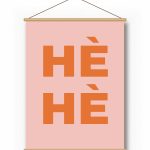 Textielposter – Kort & Knallend
