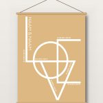 Textielposter – Love - Met Namen