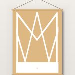 Textielposter – Minimalistisch - Love Letters