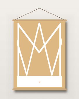 Textielposter – Minimalistisch - Love Letters - Printcandy