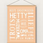 Textielposter – Opa en Oma