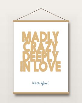 Textielposter – Quote - Printcandy