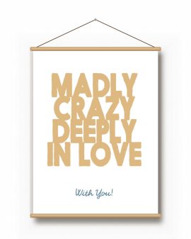 Textielposter – Quote - Printcandy