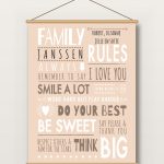 Textielposter – Regels