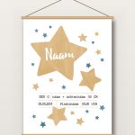Textielposter – Sterren
