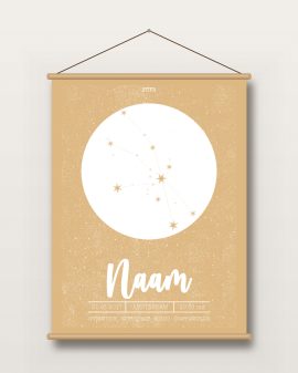 Textielposter – Sterrenbeeld - Printcandy