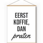 Textielposter – Strak & Sierlijk