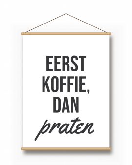 Textielposter – Strak & Sierlijk - gepersonaliseerde textielposter van Printcandy