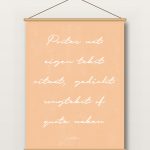 Textielposter – Tekst Citaat