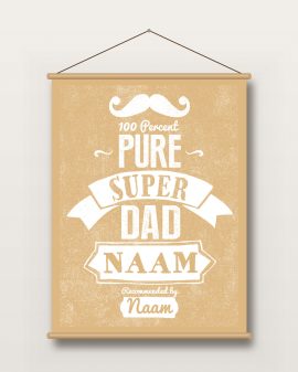 Textielposter – Vaderdag - Superdad - Printcandy